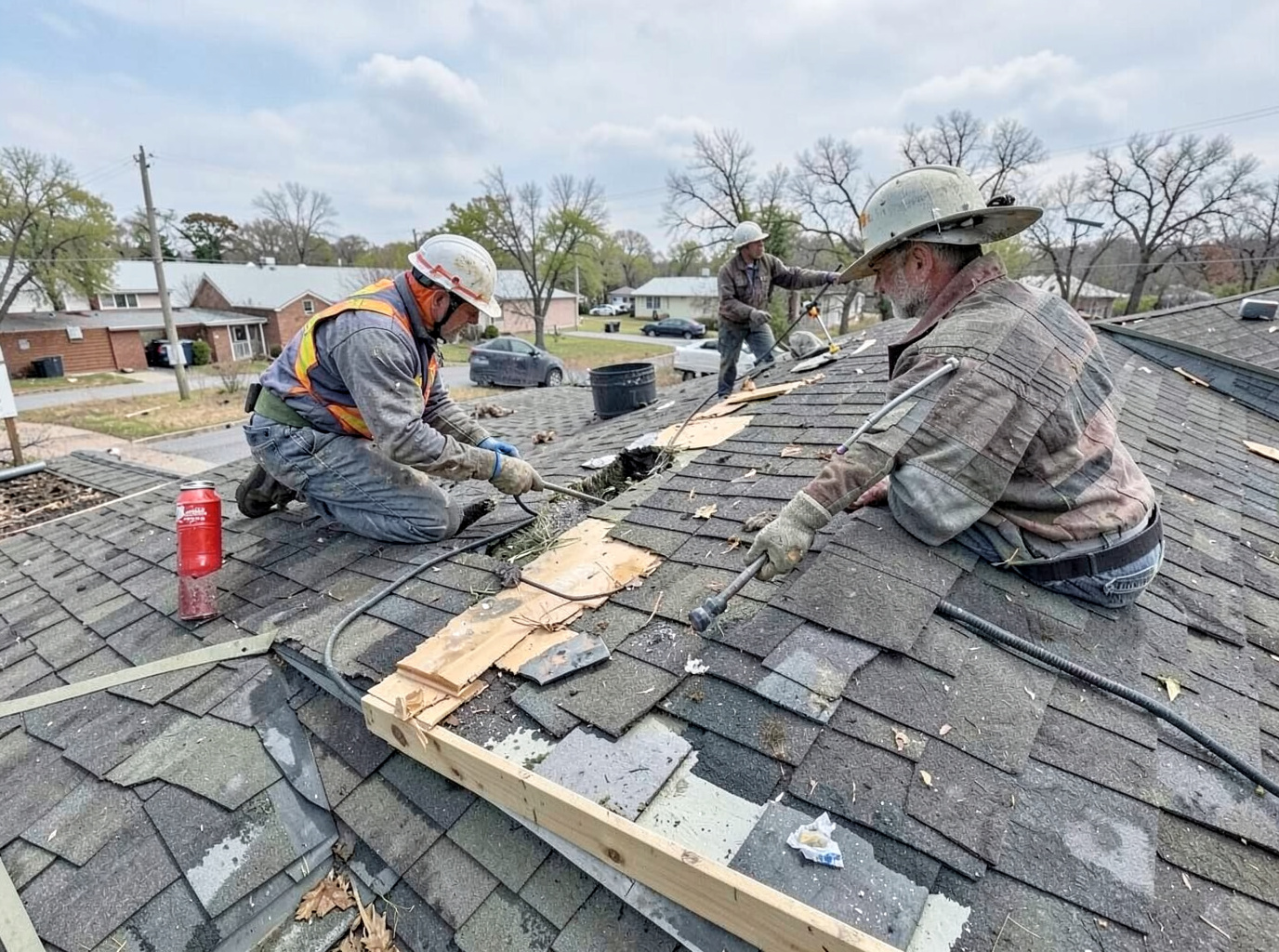 Wind Damage Roof Repair in Owensboro